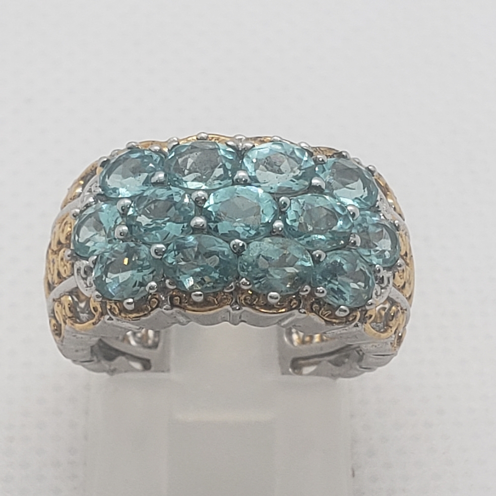 Rare Michael Valitutti Dauphin Apatite Ring - Picture 4 of 5